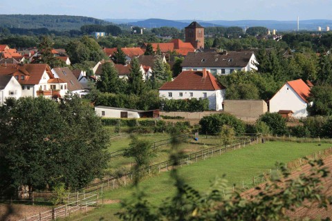 Großwelzheim, Blick von der Kipp