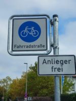 Ergänzende Informationen  „Anlieger frei“